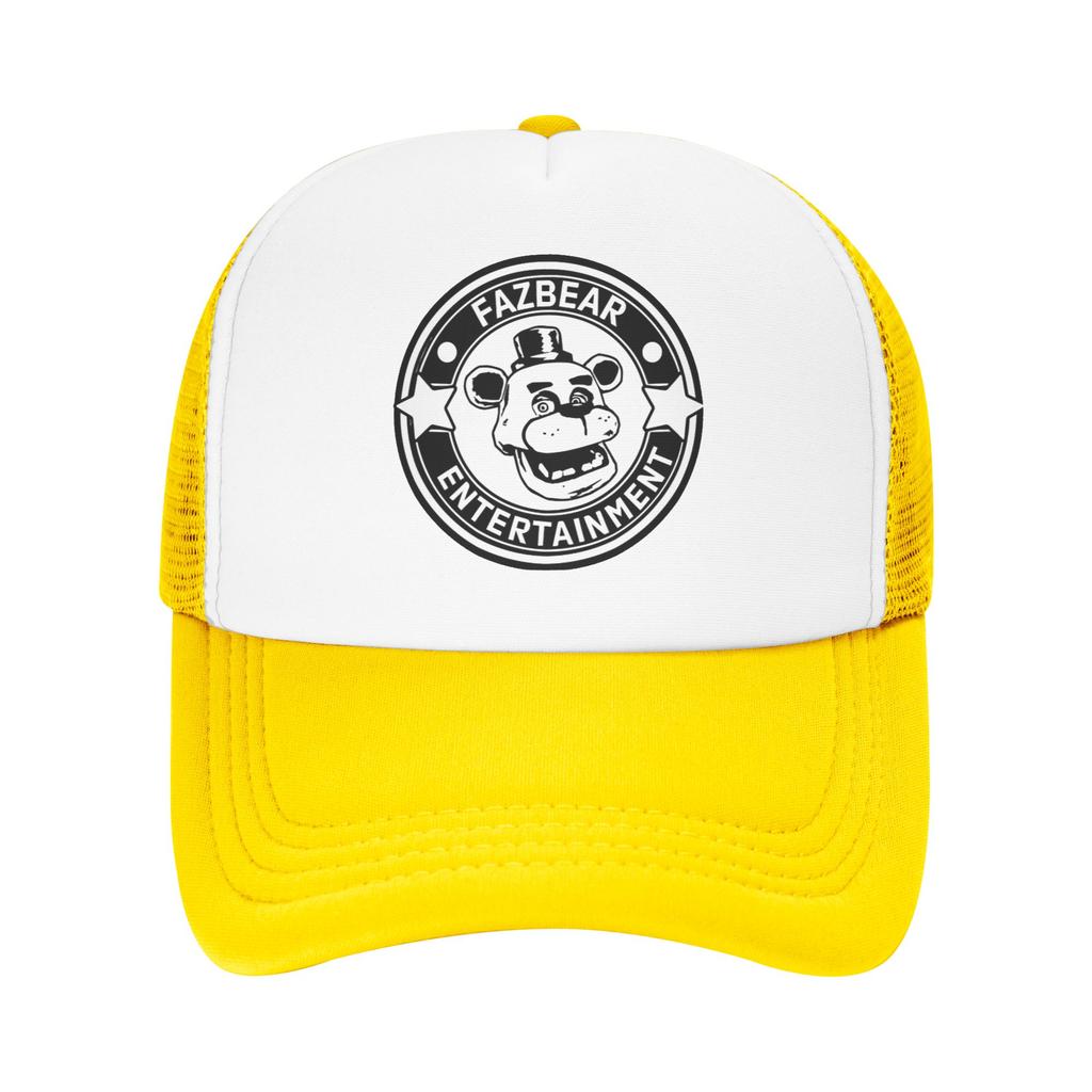 FNAF At Freddys Mesh Baseball Cap Unisex Women Fashion Sun Caps Hat Adjustable Summer Trucker Hats