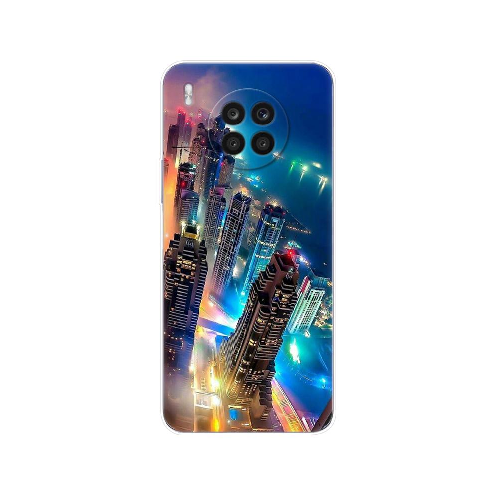 For Honor 50 Lite Case 6.67 Inch Silicon Back Cover Phone Case For Huawei Honor 50 Lite Soft Case TPU Bumper 50Lite Light Funda