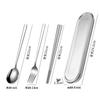 ZISIZ 316 Stainless Steel Cutlery Set with Storage Box