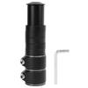 Bike Fork Stem Extender Aluminium Alloy Easy Installation Bicycle Handlebar Riser for Mountain Road BikesBlack