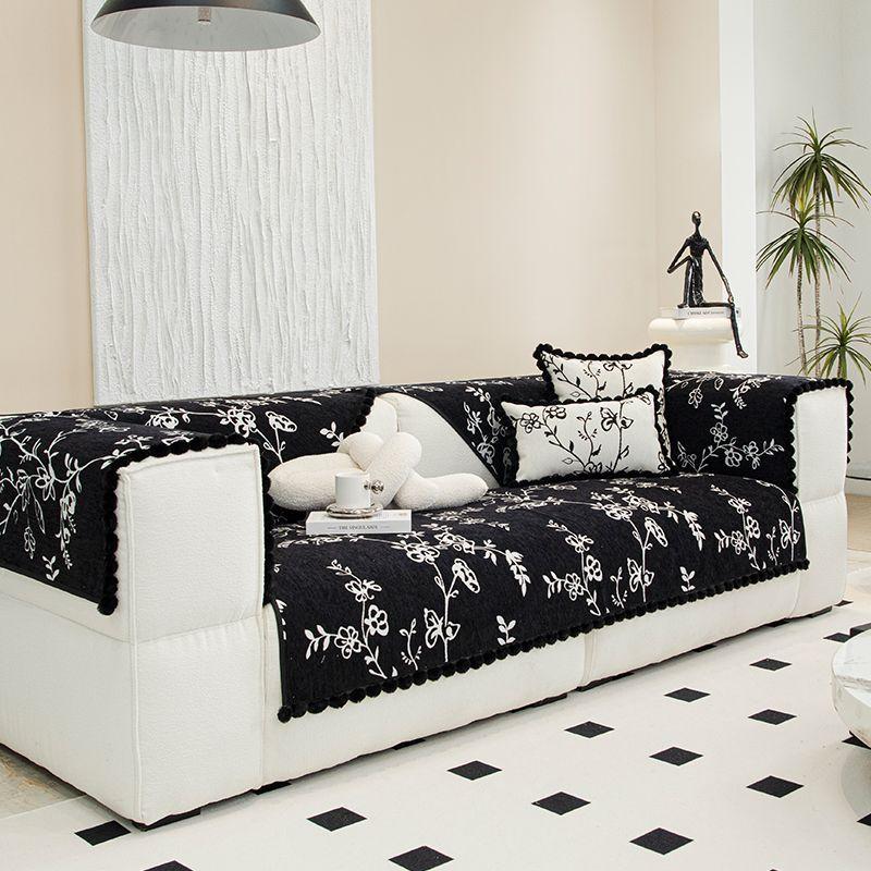 

American Sofa Cushion, Universal In All Seasons, Non-Slip Seat Cushion, American Living Room Leather Sofa Cover, Cloth Towel, French Style 70*70cm