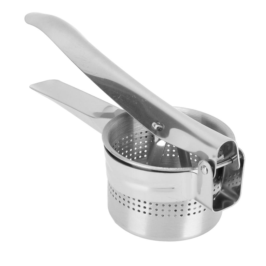 Lemon Squeezer Stainless Steel Long Handle Hand Held Juice Press Juicing Tool for Kitchen Silver
