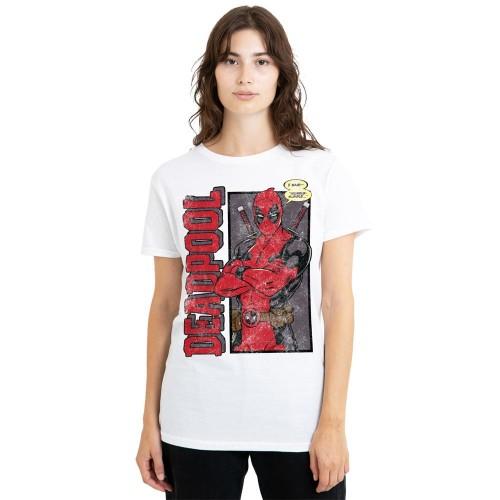 Deadpool Unisex Adult I Said Mumble T-Shirt