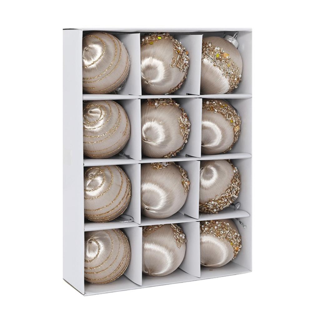 12pcs Shatterproof Christmas Tree Decoration Pendant 6CM Hanging Ornament Christmas Ball Set  Room