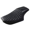 Motorcycle Black Leather Two Up Driver Front Rear Passenger Seat For Harley Sportster XL Iron 883 1200 48 Forty-eight 2004-2016