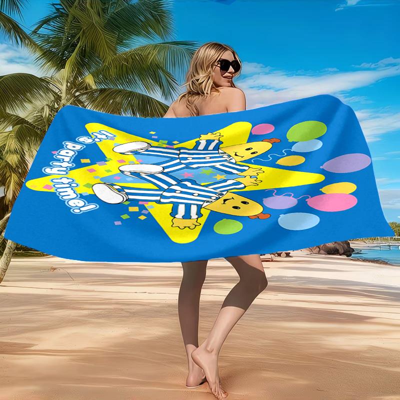 Bananas In Pyjamas Classic Beach Towel, Quick-drying, Easy to Care for, Suitable for Both Fitness and Beach Vacations,Sports Essential