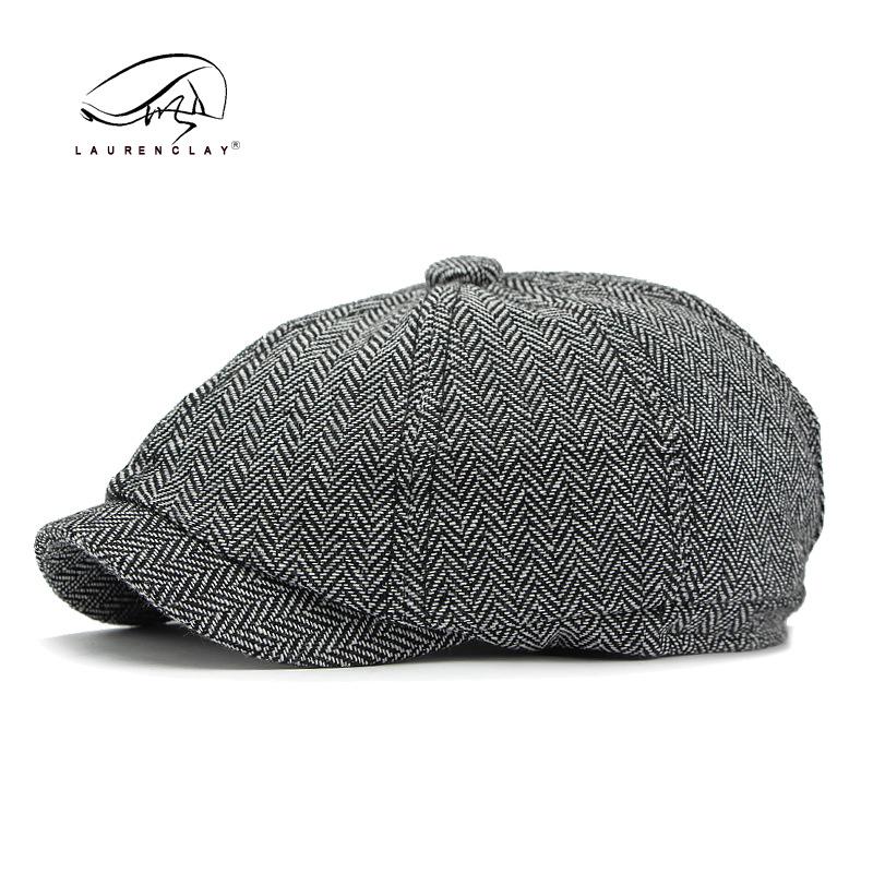 

Британский ретро восьмиугольный берет газетчика: Стильная осенняя кепка-утка для мужчин и женщин Elastic 56-60cm белый