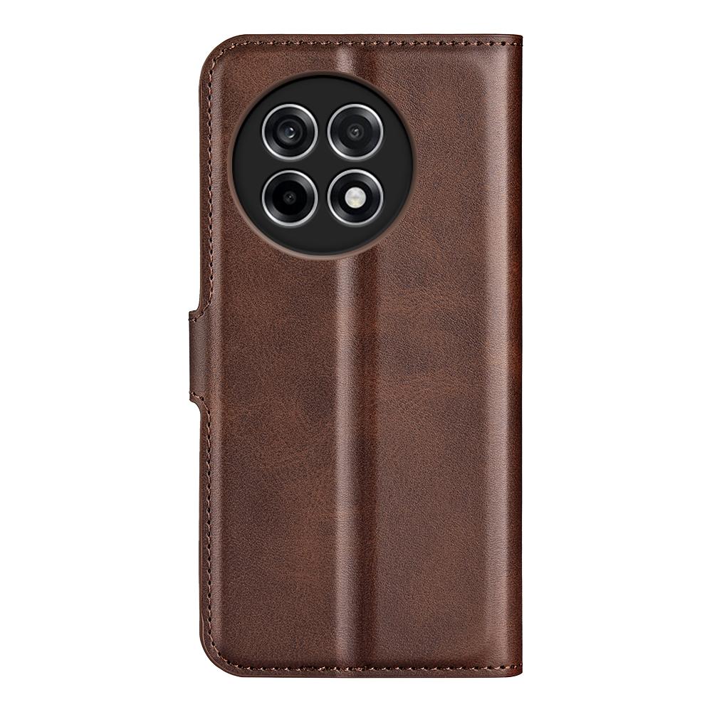 For OnePlus Ace 5 Pro 5G/Ace 5 5G/13R 5G Stand Case Anti-Scratch Calf Texture Leather Phone Cover