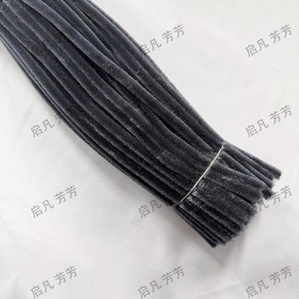 8mm Macaron Color Encrypted Twist Ties Chenille Stems for DIY Toys