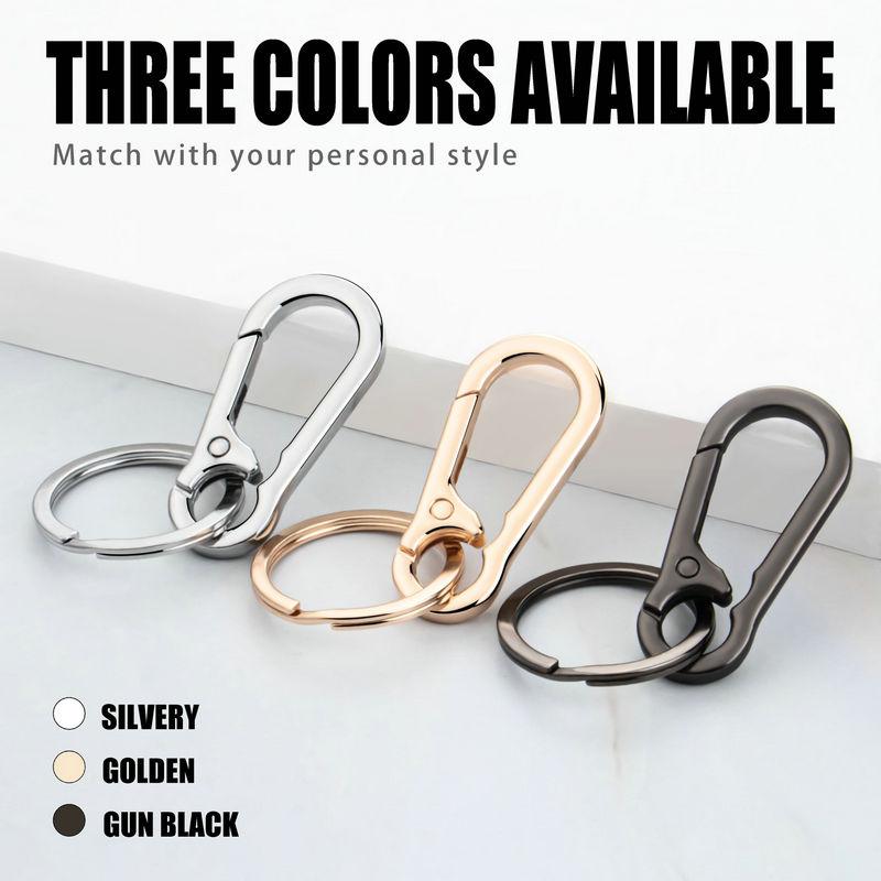 Metall Karabiner Clip Schlüsselanhänger Karabiner Form Schlüsselanhänger Schlüsselanhänger Ring Clip Halter Organizer für Zuhause Auto Schlüssel Schlüssel Finder Damen Herren