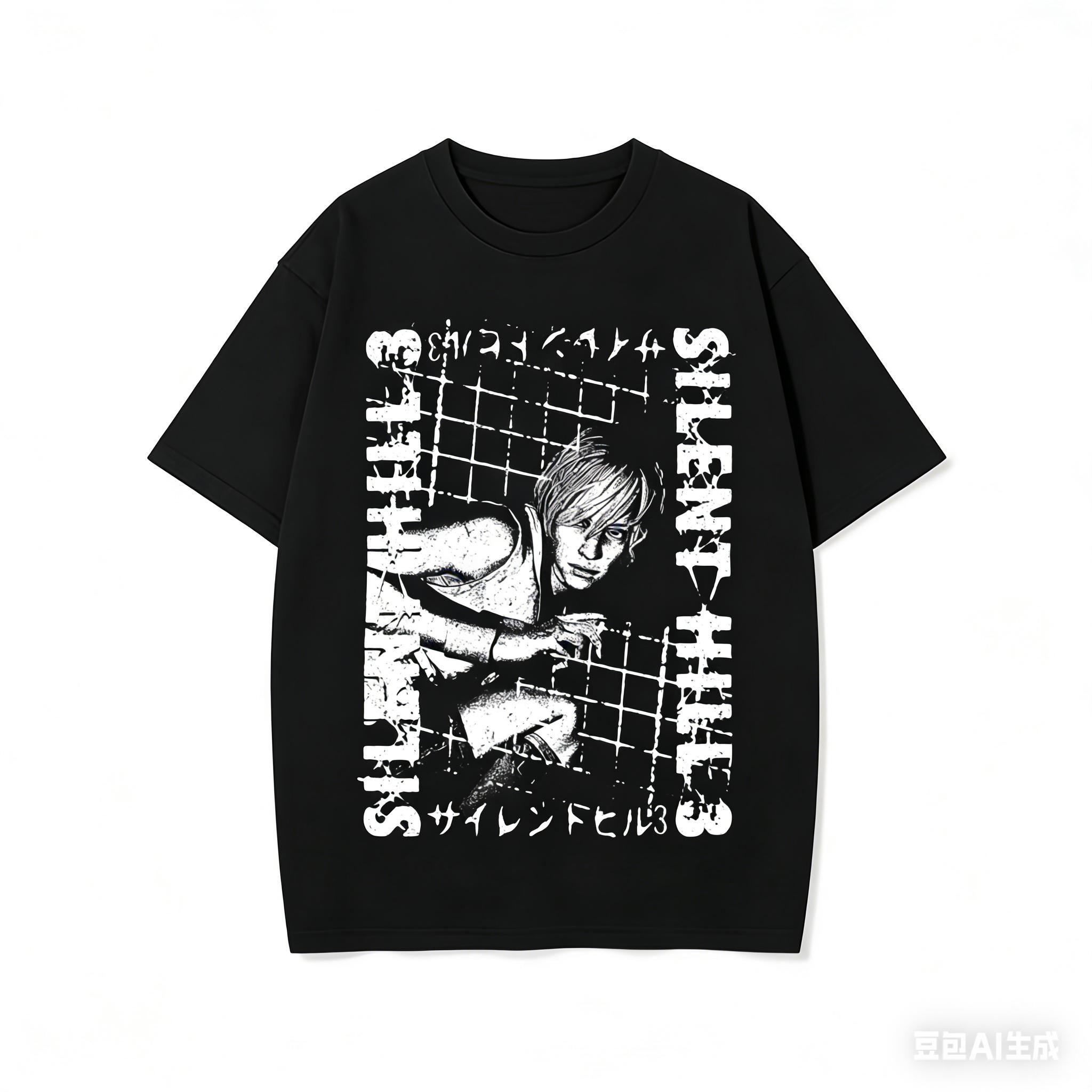 

Cotton T Shirt Horror Silent Hill Heavens Night Hip Hop Tshirt Street Tee Streetwear Unisex Women Short Sleeve Printed Tops 3XL