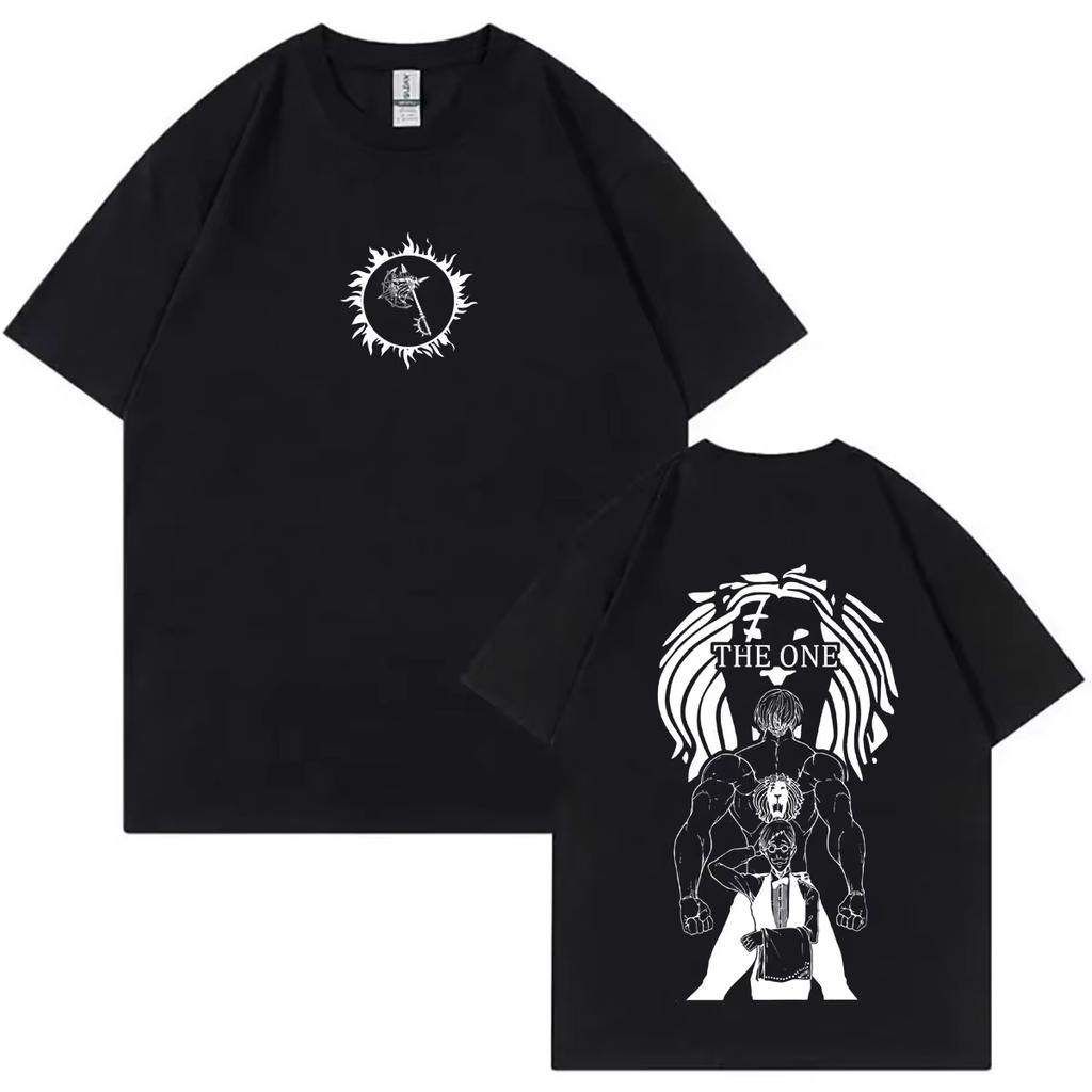 Summer Hot Sale Anime The Seven Deadly Sins Tshirt Lions Sin Of Pride Escanor T Shirt Unisex Harajuku Hip Hop Punk Tshirt