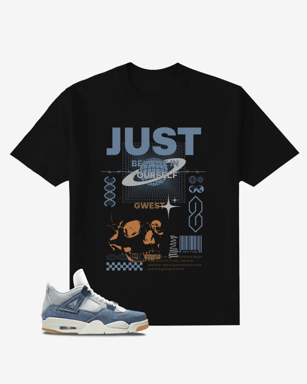 Just Believe In Yourself Oversized T-Shirt 3XL