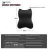 Memory Foam Car Headrest Neck and Back Support Pillow