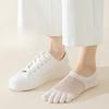 Boat Socks, Invisible Socks, Women's Summer Thin Five-finger Socks, Women's Mesh Anti-slip Shallow Mouth Boat Socks, Boneless Women's Socks