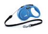 Laisse Enrouleur Flexi New Classic S Cord 8m - Bleu - Pour Chiens Jusqu'à 12kg