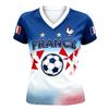 Women's Fashion V-Neck Casual Letter Print Short Sleeve T-Shirt for Everyday Wear