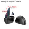Hearing Amplifier Portable Intelligent Noise Canceling Earphone Voice Device Skin Black