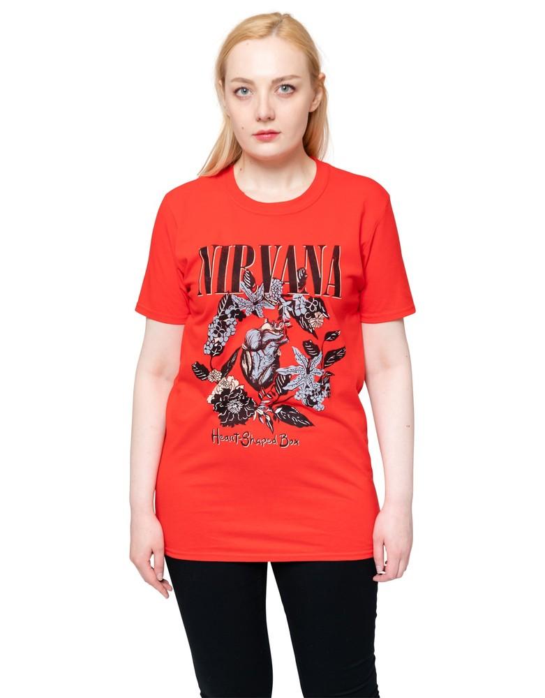 26 Nirvana T Shirt Heart Shaped Box Band Logo new Official Unisex Red Unisex T-Shirt XXXXL
