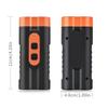 Ultrasonic Dog Repeller Rechargeable Dog Bark Deterrent Device with LED Flashlight Dog Training Device Dog Trainer Safe for Dogs