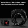 Bicycle Safety Lock Bike Motorcycle AntiTheft Elasticity Lock 5 Digits Combination Password Road