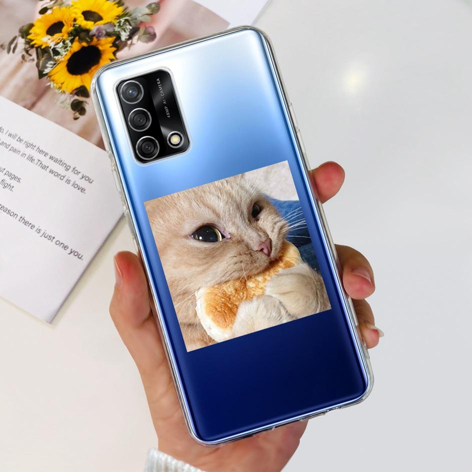 For Oppo Reno 6 Lite Case CPH2365 Reno6 Lite Cover Fashion Butterfly Flower Soft Silicone Funda on OPPO A74 A95 4G CHP2219 Cases