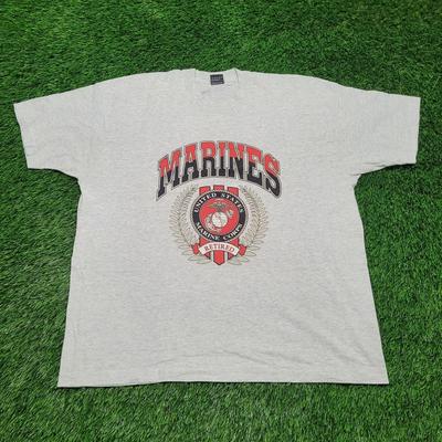 Vintage 1993 USMC Marines Retired T-Shirt Herren XXL USA Made