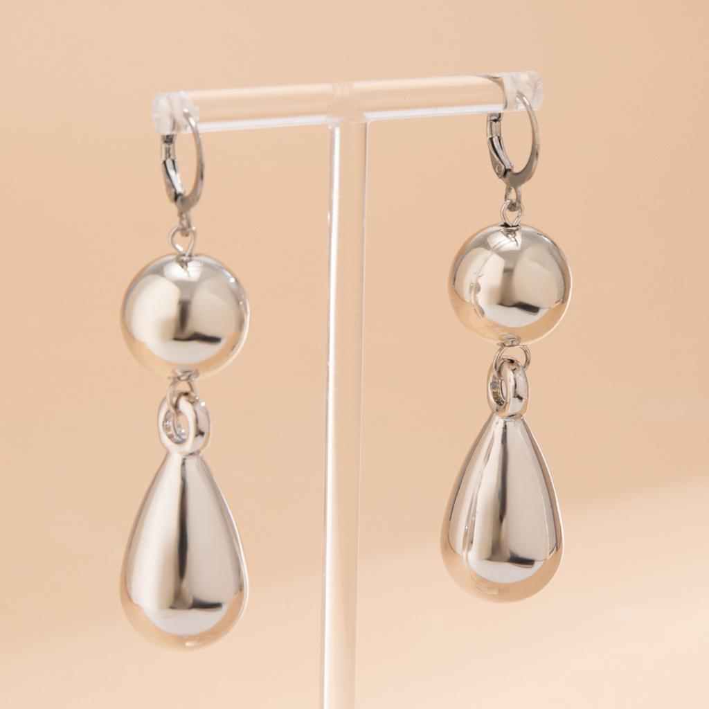 Elegant Ball with Droplet Pendant Earrings for Women Trendy Ladies Drop Earrings Hanging Accessories 2026 Fashion Jewelry Female
