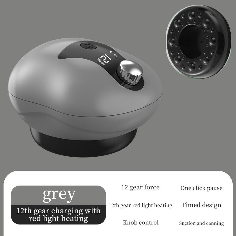 

Electric Body Guasha Massager Vacuum Cupping Guasha Scraping Body Massager Suction Cup Heating Fat Burner Body Massger