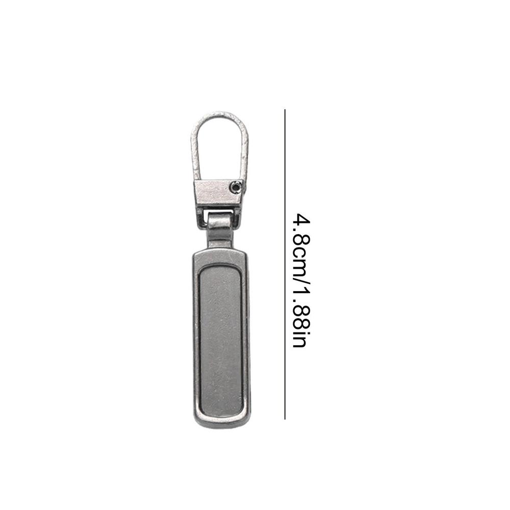 Detachable Metal Zipper Puller Replacement Metal Zipper Sliders Fix Zip Puller for Luggage Backpack Coat Zipper Pull Tab