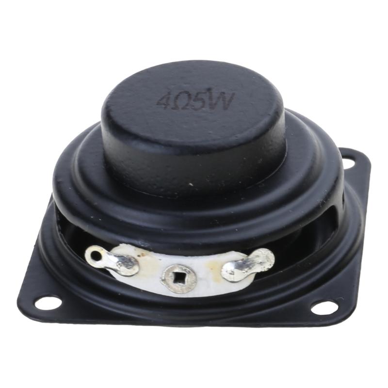 2Pcs 40mm 4Ohm 5W Portable Speakers 2inch 16 Cores Small Full Ranges Rubber Side Inner Magnetic Speakers Replacement