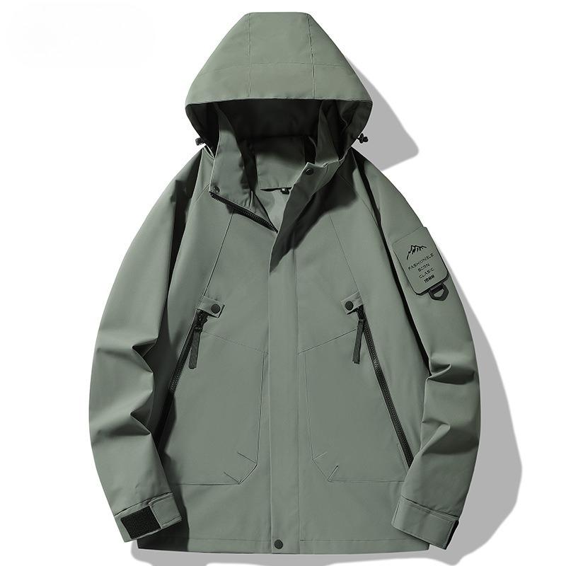 Spring and Autumn New Outdoor Jacket Single Layer Thin Windproof and Waterproof Windbreaker Casual Jacket