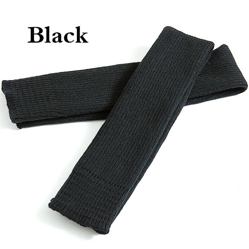 

Женские вязаные гетры, длинные носки со стременами, леггинсы до колена и бедра, высокие леггинсы для йоги чёрный