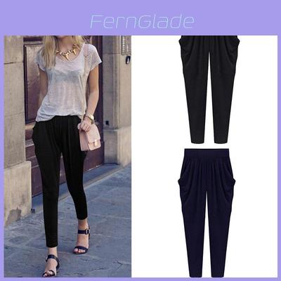 Casual Plus Size Harem Pants For Women With High Waist And Breathable Milk Silk Fabric For Summer Comfort