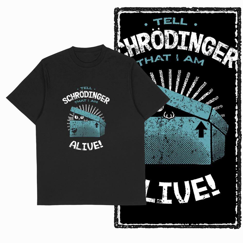 Coolmind U3 100% Baumwolle Übergröße Streetwear Cooler Druck Exklusives Grafik-T-Shirt für Männer Vintage SCHWARZ Herren Neuheit T-Shirt