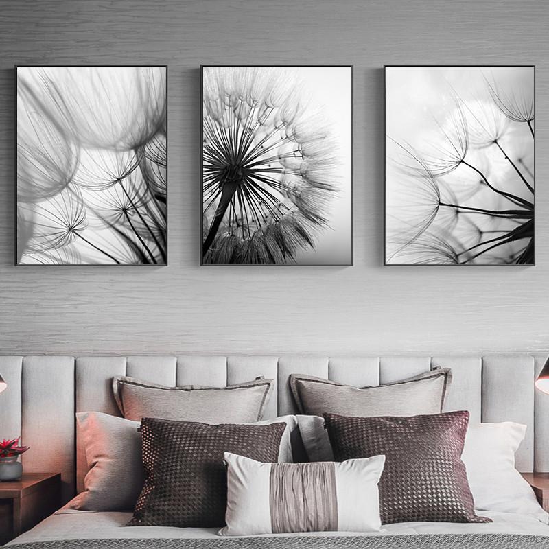 Dandelion Canvas Painting Quote Wall Picture Home Decor Landscape Plant Art Posters Life Forever Quote Art Prints HD2800