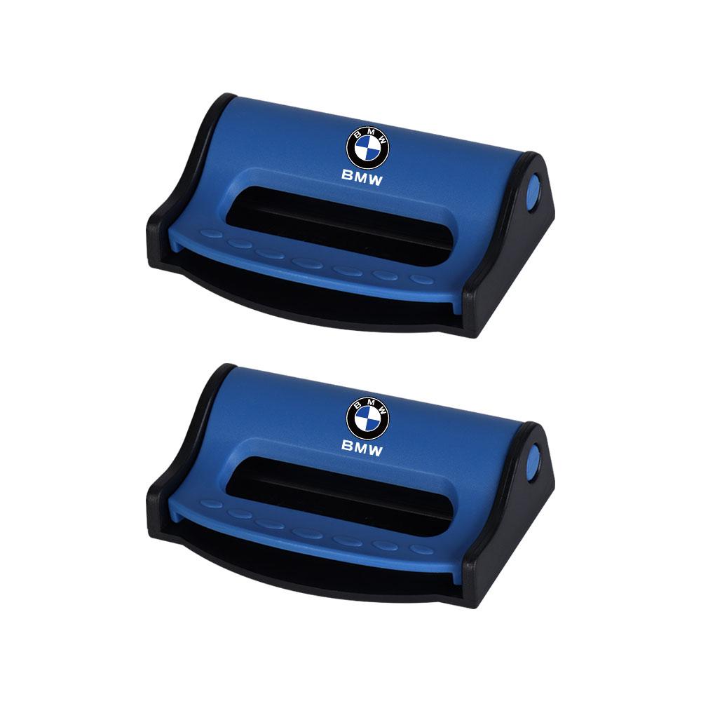 Car Safety Seat Belt Buckle Clip Seatbelt Stopper Adjuster Clip To Relax Shoulder Neck Car Strap Clips Car Accessories For BMW