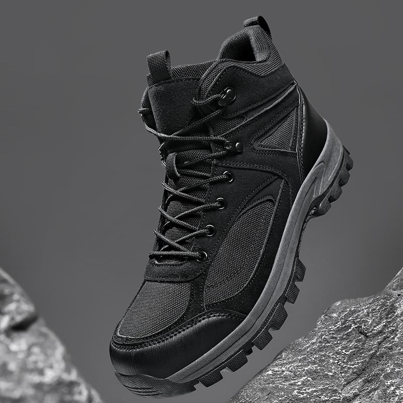 Men's Hiking Shoes Outdoor Adventure Hiking Shoes High-top Hiking Shoes Winter Shoes Wear-resistant Snow Boots