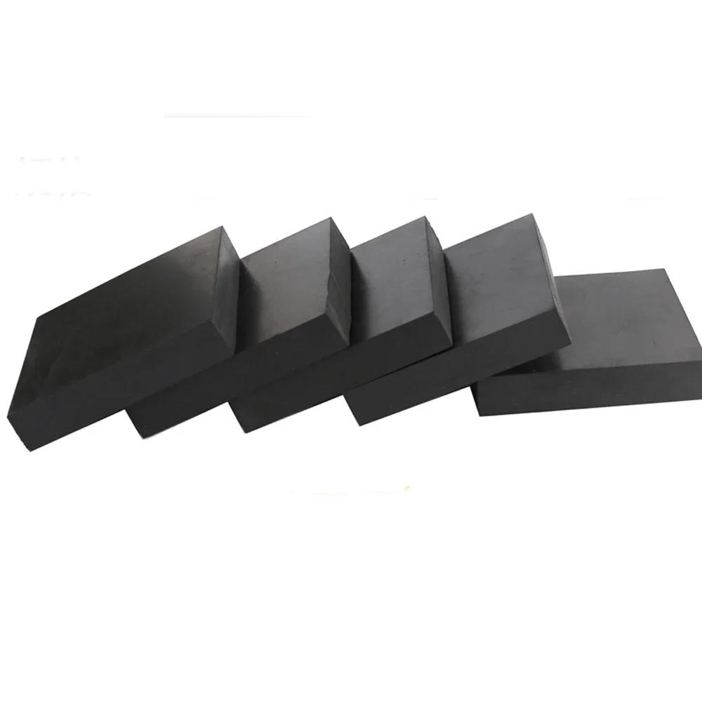 1pcs Black Rubber Sheets Damping Gasket Pad 50x50mm 100x100mm Thick 10mm 15mm 20mm
