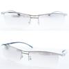 Eight Tokyo Sharp UV Protection Sunglasses for Driving by a Sabae Smoke Clear Mirror Men's [Designed Manufacturer] Silver/Large 342-9