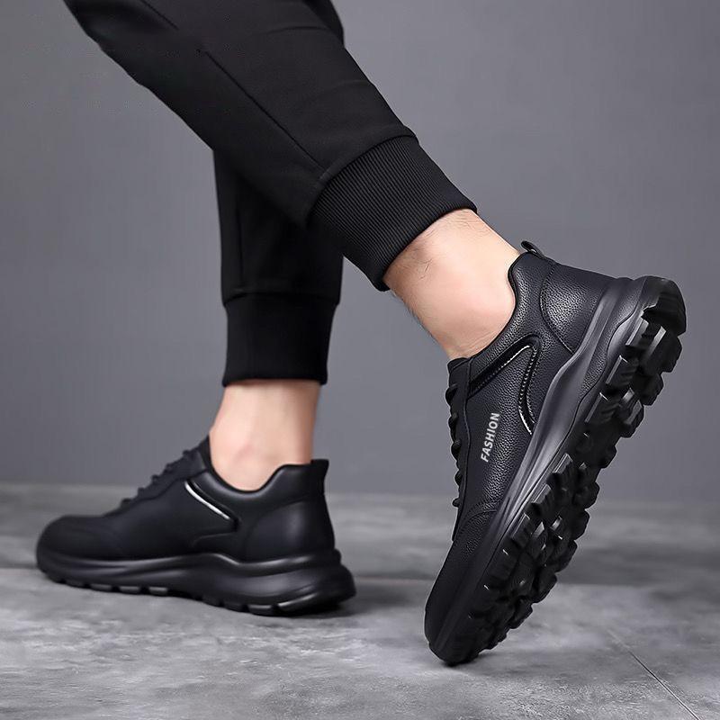 Men's shoes spring new men's lightweight platform casual sports shoes fashion running shoes trend a piece