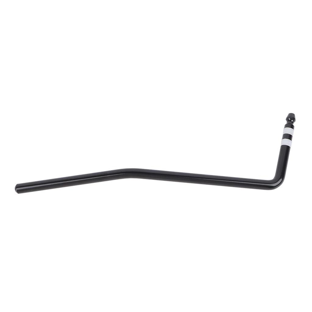In Line Electric Guitar Tremolo Arm Metal Multifunctional Tremolo Arm Whammy Bar Black