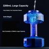 Fitness Dumbbell Shaped Water Bottle, Fillable Plastic Weight Training Dumbbell Cup, Large Capacity Outdoor Sports Drinking Flask