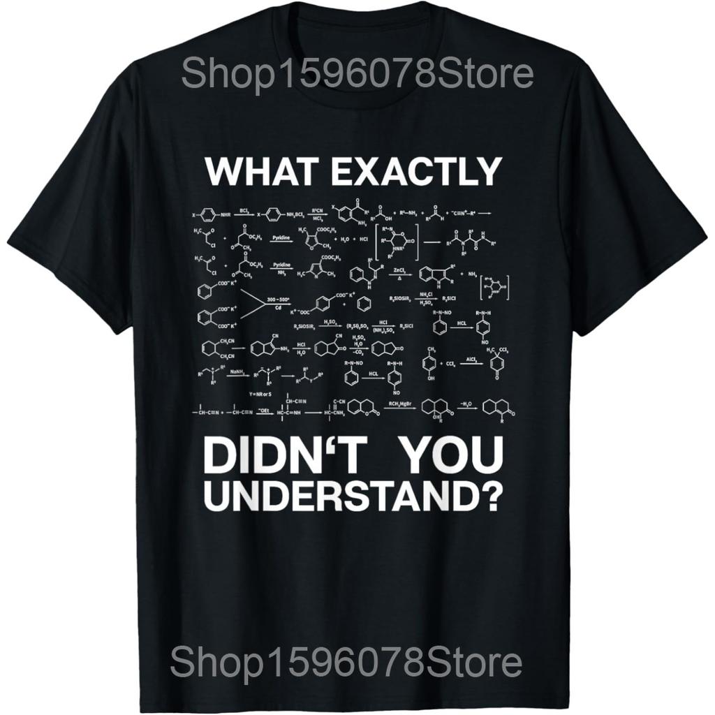 Chemistry Science Periodic Table Laboratory Science T Shirts Men Cotton Humor Streetwear Tee Shirt Short Sleeve Loose Clothing