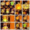 Glowing Halloween Lantern DIY Luminous Handmade  Lantern Halloween Pumpkin Lantern  Party Prop