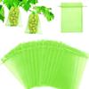 Fruit Protections Bag, 20 30 Cm Fruit Protections Bag, Organza Bag With String, For Protecting Parrots, Pandas And Other Hexapod(green)0 PC