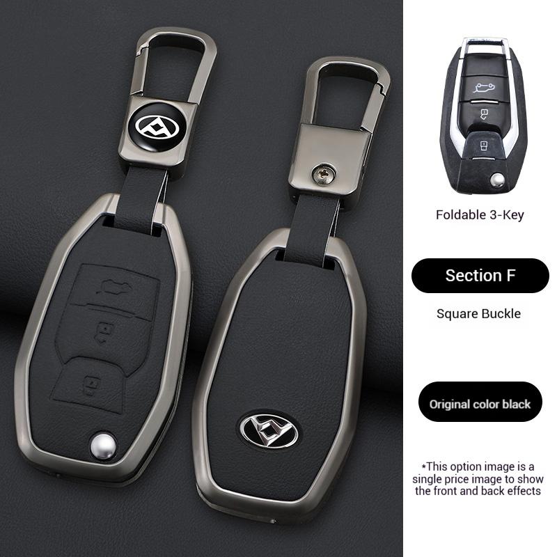 Zinc Alloy Leather Car Remote Key Case Cover For MAXUS LDV T60 G10 G20 V80 V90 T70 D90 2017 G50 D60 Holder Keychain Accessories