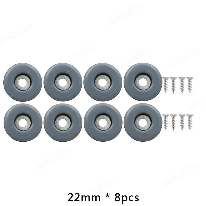 8pcs/lot Screws Furniture Glides PTFE Heavy Duty Furniture Slip Mat Glide Mat For Sofa Bed Table Couch Dining Chairs