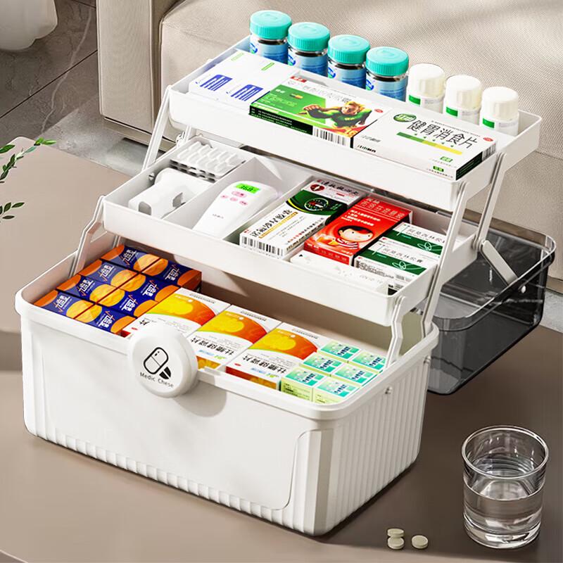 Multi-layer Home First Aid Medicine Box Large