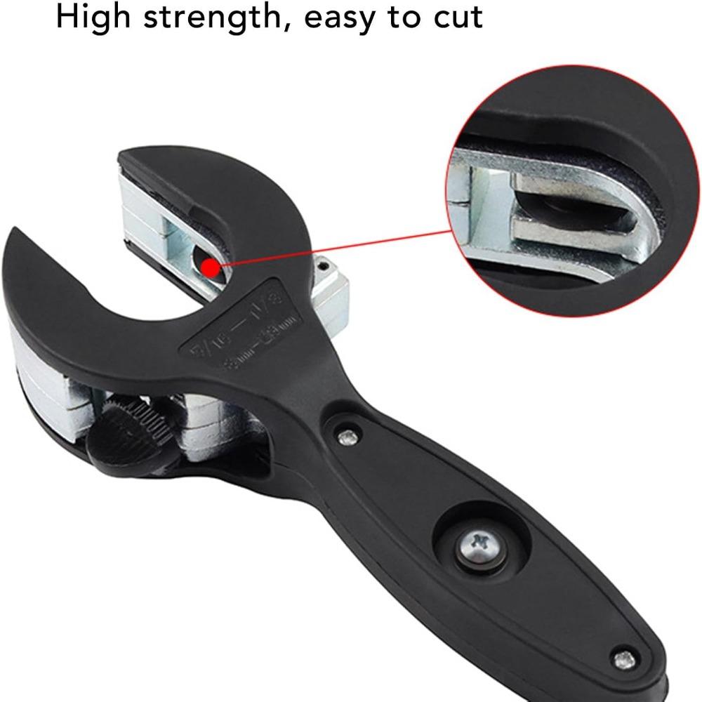 Ratcheting Mechanism Copper Pipe Cutter 2 In 1 Function Metal Pipe Cutter Home Working